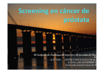 Screening en cáncer de prostata - Asociación Oncólogos Clínicos