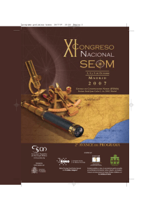 2&ordm; AVANCE DE PROGRAMA