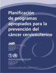 Planificación de programas apropiados para la prevención del