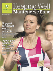 Support for breast cancer patients Apoyo para pacientes con cáncer