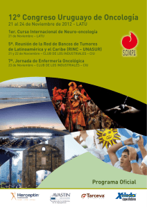 12° Congreso Uruguayo de Oncología
