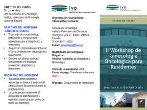 II Workshop de Ginecología Oncológica para Residentes
