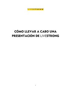 HOSTING A LIVESTRONG PRESENTATION-Spanish-LS-0512-88