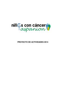 Proyecto de actividades anuales