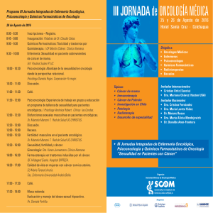 III JORNADA de ONCOLOGÍA MÉDICA