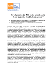 Nota de prensa - Parc de Salut Mar