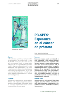 PC-SPES: Esperanza en el cáncer de próstata