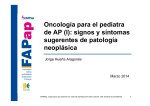 Oncología para el pediatra de AP (I): signos y síntomas sugerentes
