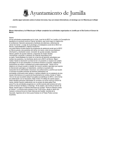 Jumilla sigue luchando contra el cáncer de mama, hoy con mesas