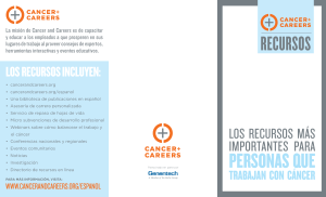 PERSONAS QUE - Cancer and Careers
