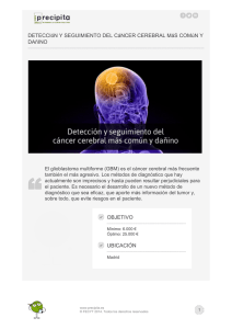 DETECCIóN Y SEGUIMIENTO DEL CáNCER CEREBRAL MáS