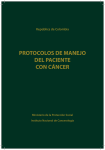 protocolos de manejo del paciente con cáncer