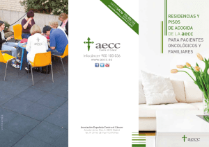 Residencias y pisos de acogida de la aecc para pacientes