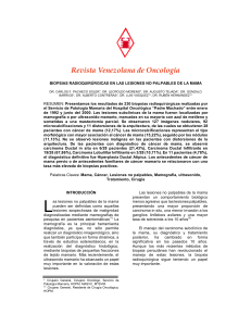 BIOPSIAS RADIOQUIRÚRGICAS EN LAS LESIONES NO