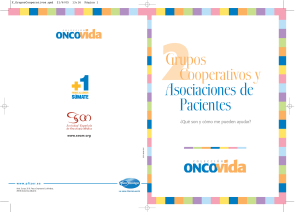 Grupos cooperativos y asociaciones de pacientes en oncología