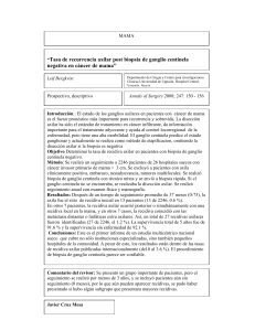 “Tasa de recurrencia axilar post biopsia de ganglio centinela