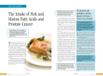 The Intake of Fish and Marine Fatty Acids and