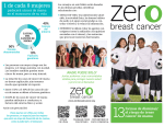 1 de cada 8 mujeres - Zero Breast Cancer