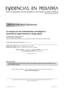La mejora en los tratamientos oncológicos aumenta la
