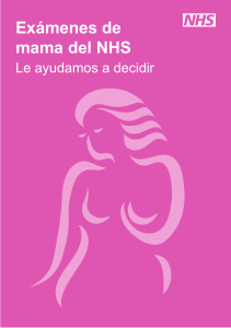 Exámenes de mama del NHS