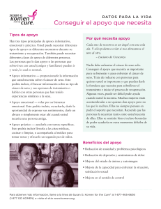 Conseguir el apoyo que necesita