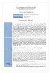 Oncología Pediátrica - Escuela de Medicina