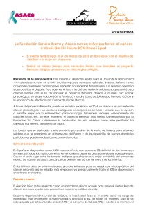 La Fundación Sandra Ibarra y Asaco suman esfuerzos frente al
