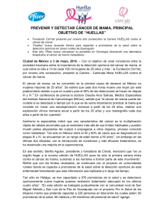 prevenir y detectar cáncer de mama, principal objetivo de