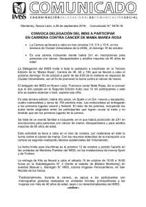 convoca delegaci&oacute;n del imss a participar