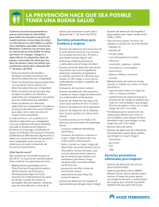kaiser permanente: la prevención hace que sea posible