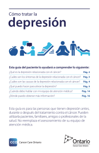 depresi&oacute;n - Cancer Care Ontario