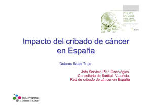 Impacto del cribado de cáncer en España