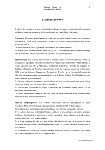 Cátedra I Cirugía I y II Autor I Anatole Bender CANCER DEL