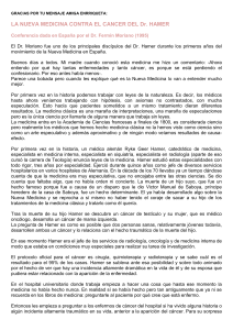 LA NUEVA MEDICINA CONTRA EL CANCER DEL Dr. HAMER