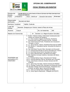 FICHA TECNICA. MES CANCER