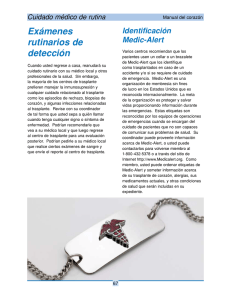 Ex&aacute;menes rutinarios de detecci&oacute;n