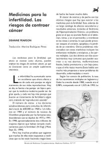 Medicinas para la infertilidad. Los riesgos de contraer