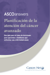 Planificación de la atención del cáncer avanzado
