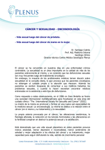 c&aacute;ncer y sexualidad - oncosexolog&iacute;a