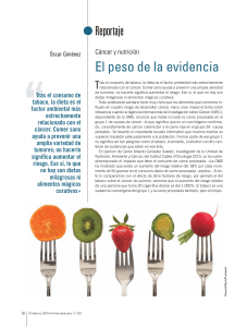 El peso de la evidencia