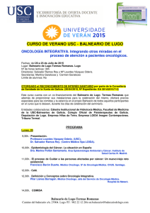 CURSO DE VERANO USC