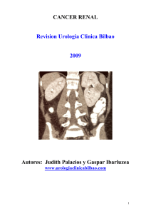 CANCER RENAL Revision Urologia Clinica Bilbao 2009 Autores