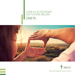 Lega a la sociedad un futuro mejor. Únete