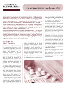 Uso extraoficial de medicamentos
