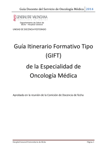 Oncología Médica - Hospital General Universitario de Elche