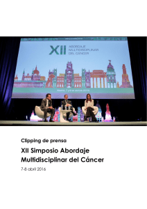 XII Simposio Abordaje Multidisciplinar del Cáncer