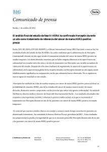 El an&aacute;lisis final del estudio de fase III HERA ha confirmado