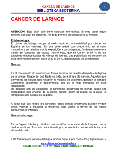 cancer de laringe - Gran Fratervidad Tao Gnóstica Espiritual