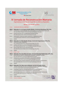 Reconstruccion mamaria 2016