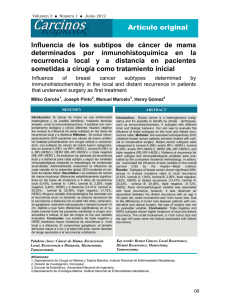 Influencia de los subtipos de